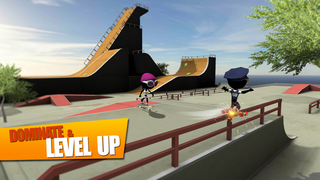 Stickman Skate Battle Mod Apk by Uptodowns.com (1)