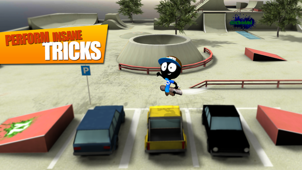 Stickman Skate Battle Mod Apk by Uptodowns.com (2)